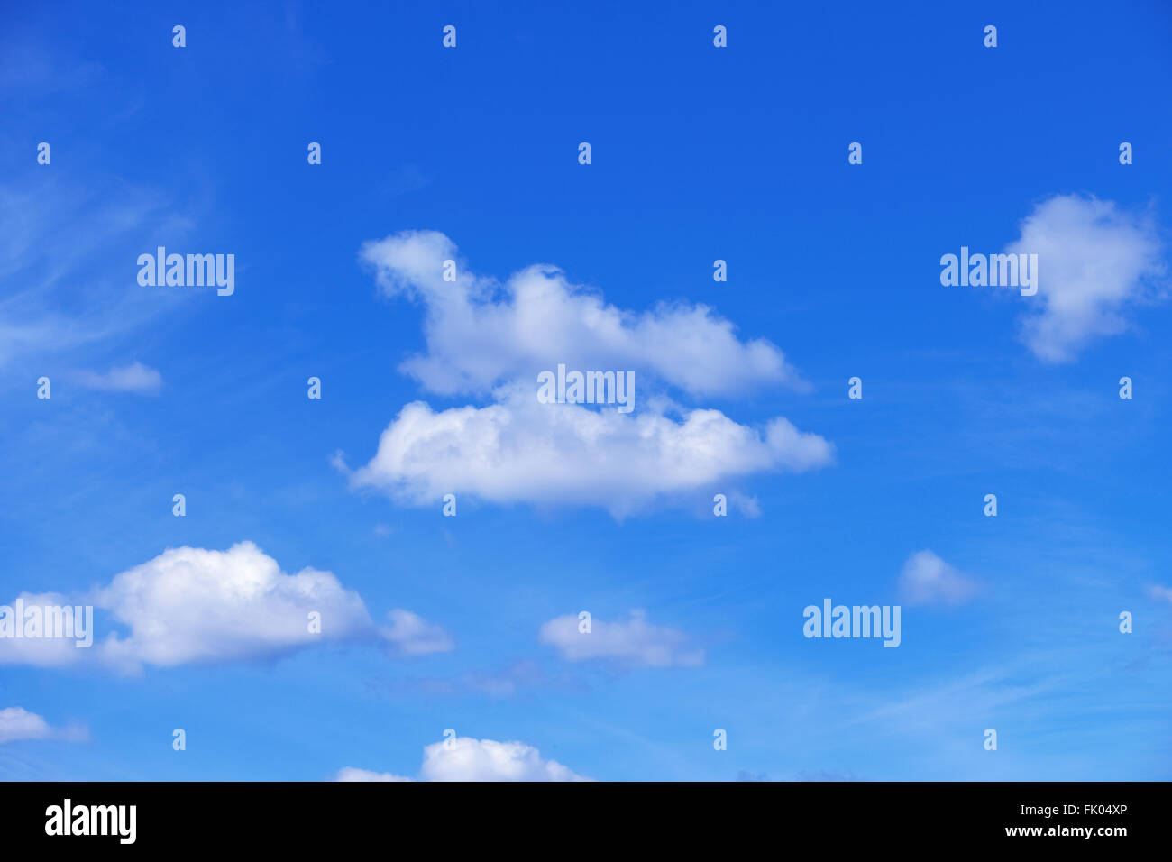 Beautiful white clouds on blue sky background Stock Photo - Alamy