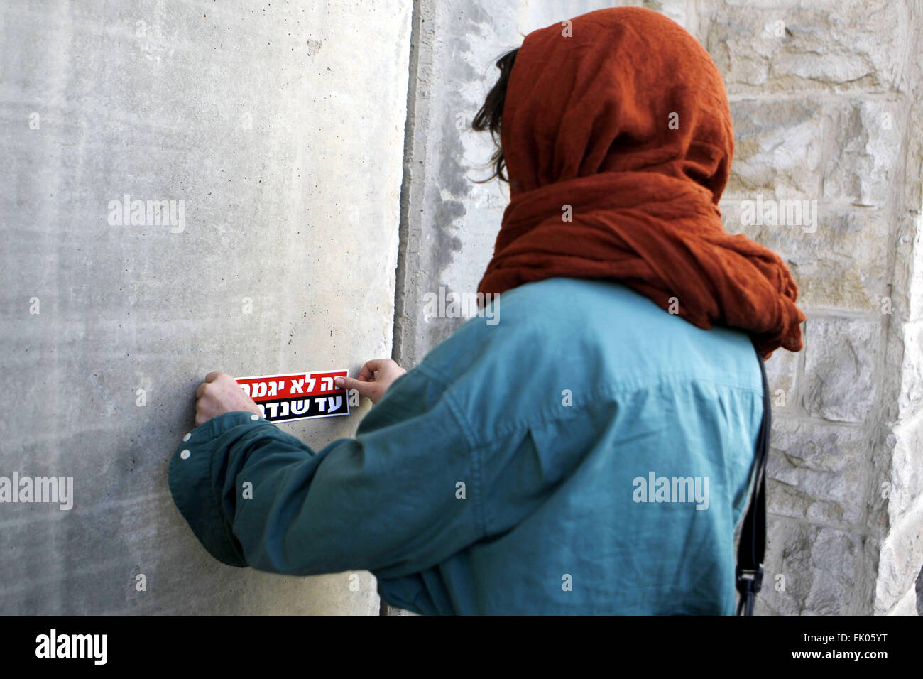 Beit Jala, West Bank, Palestinian Territory. 4th Mar, 2016. Peace ...