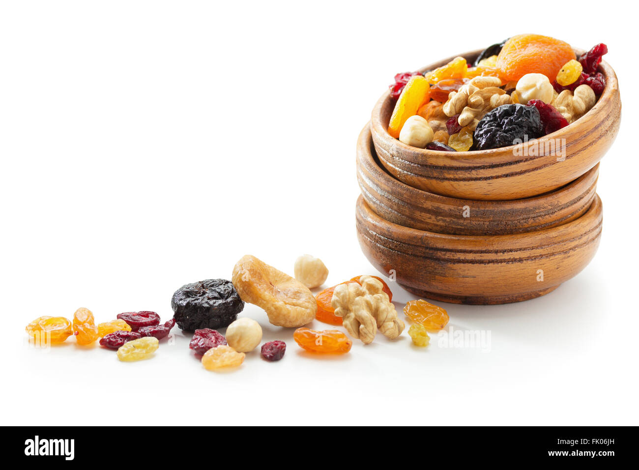 Assorted dried fruits and nuts Stock Photo Alamy