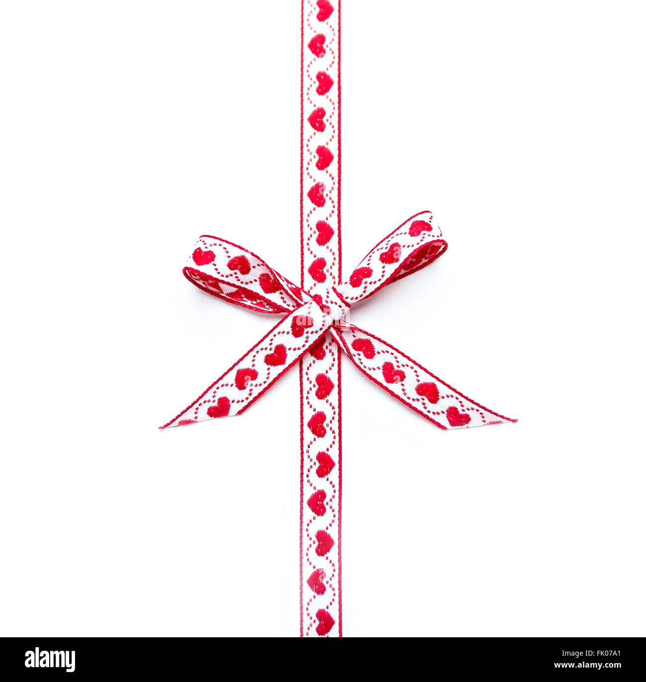 ribbon and bow isolated on white background Stock Photo - Alamy