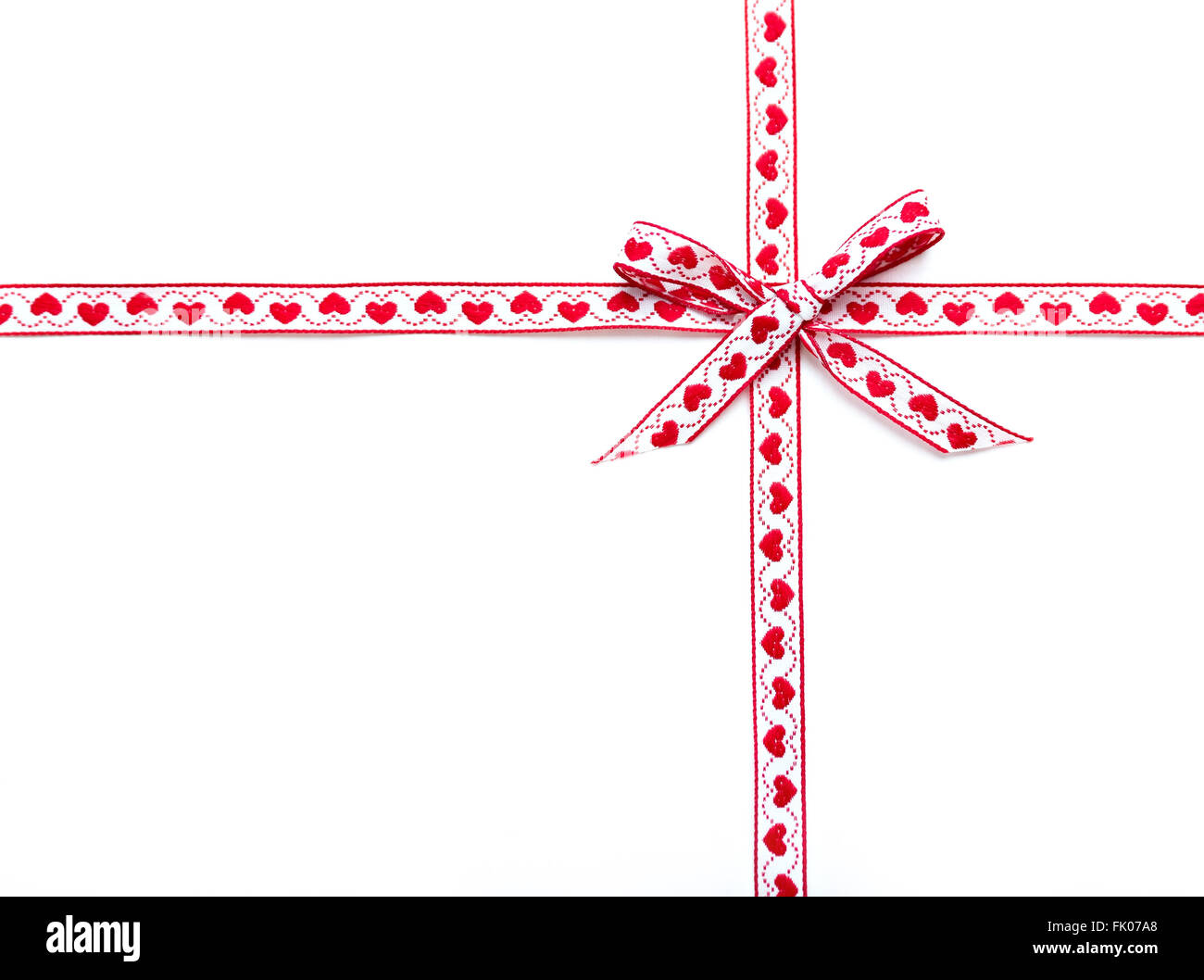 ribbon and bow isolated on white background Stock Photo - Alamy