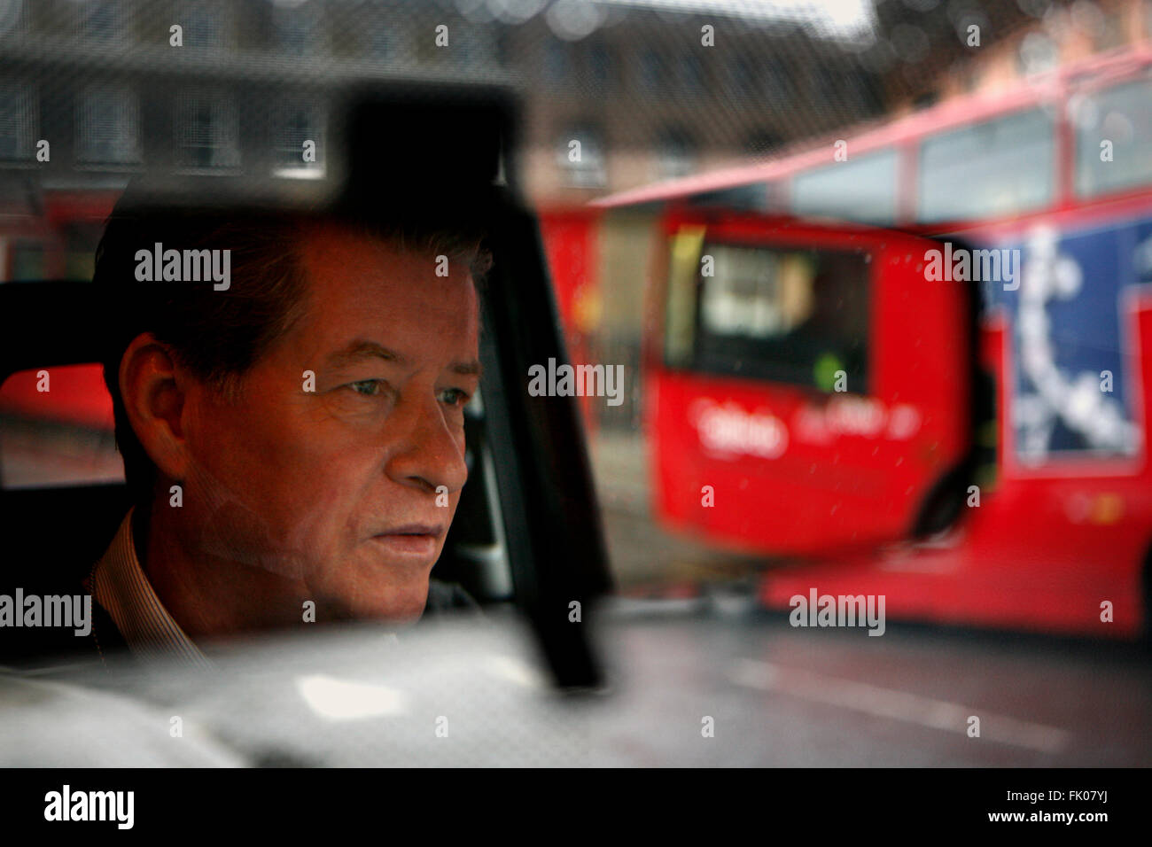 Derek O'Reilly black cab driver and teacher at Knowledge Point, London ...