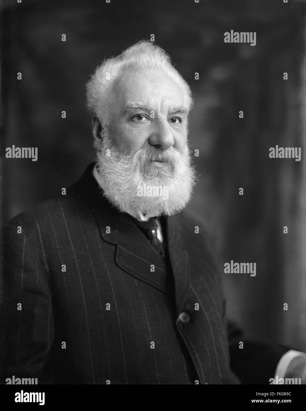 Alexander Graham Bell, Portrait, circa 1920 Stock Photo