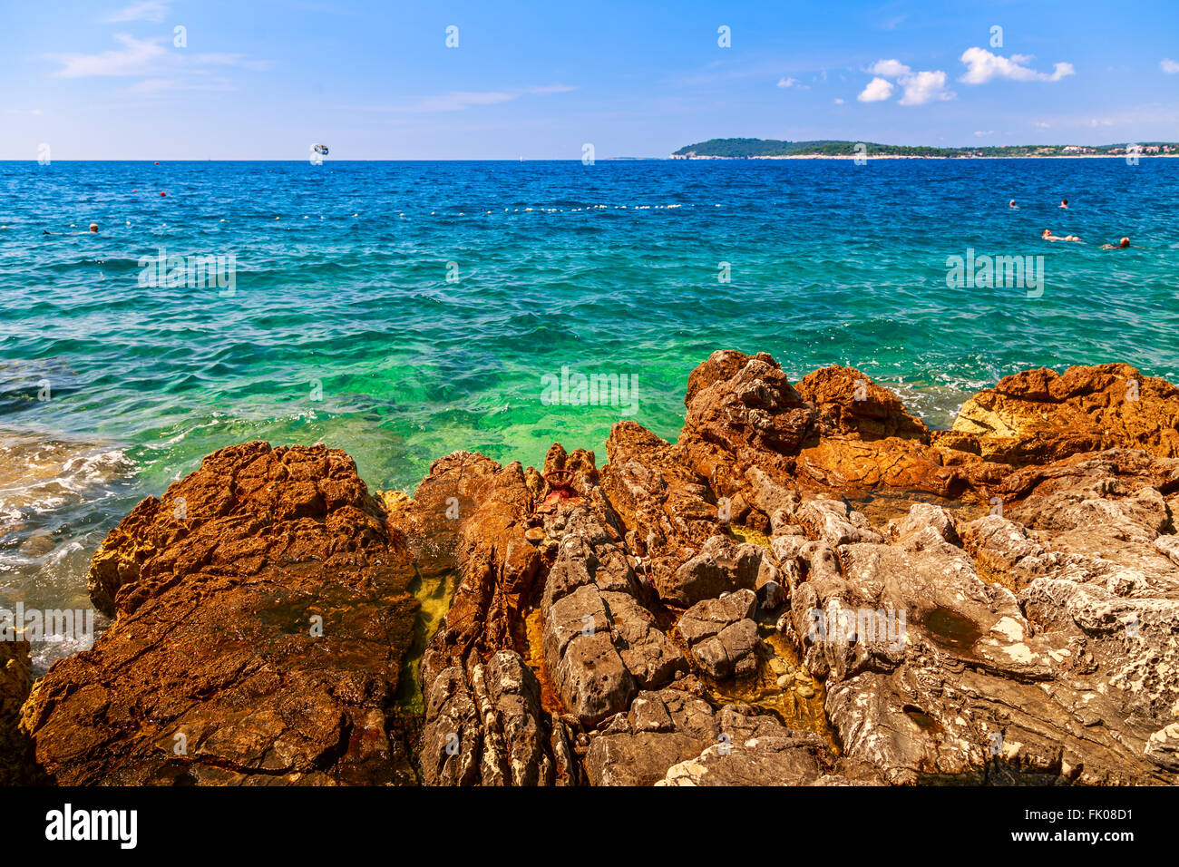 Wild Beach In Pula Croatia Europe Stock Photo 97736941