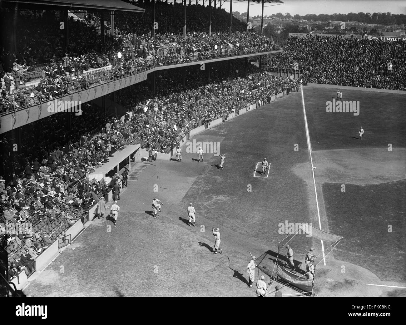 Major League Baseball Game, Griffith Stadium, Washington DC, USA, circa