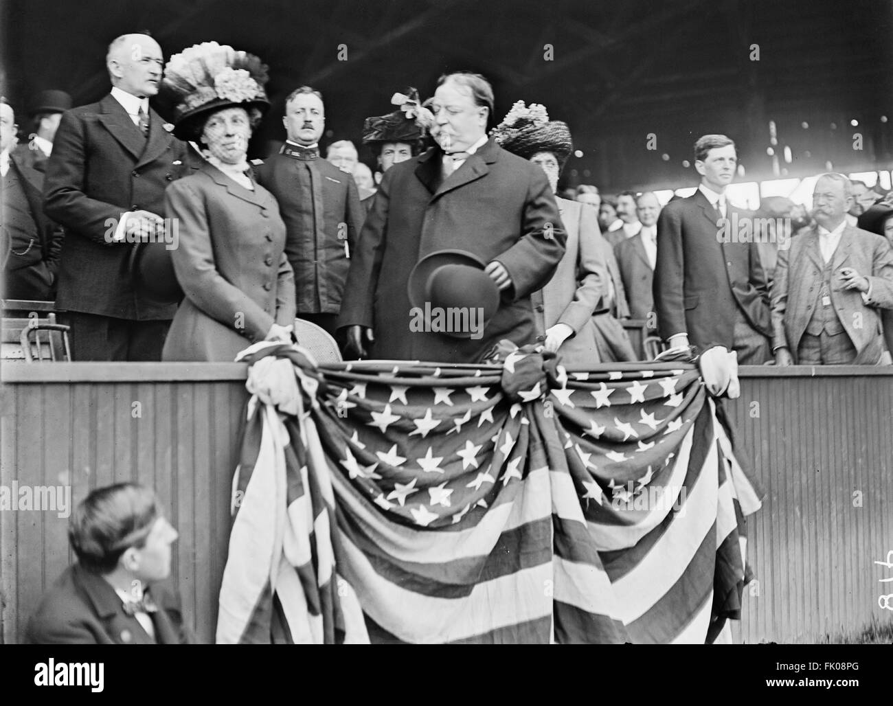 U.S. President William Howard Taft and First Lady Helen Herron Taft, at