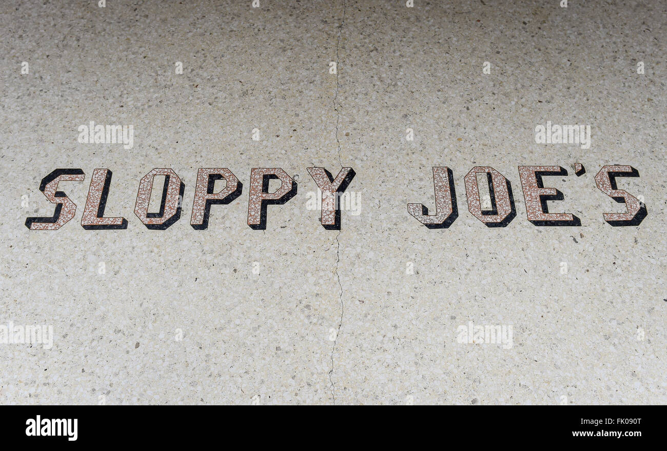 Sloppy Joe's bar in Havana, Cuba Stock Photo