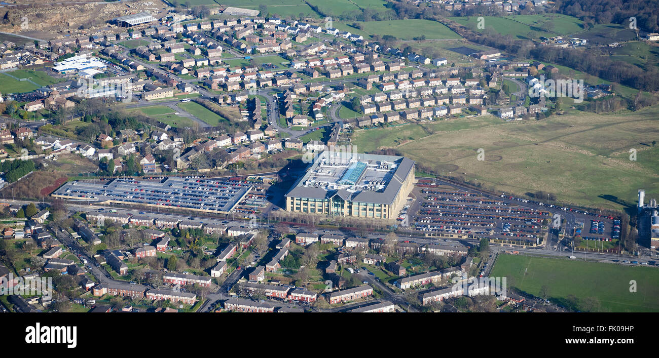 Morrisons Supermarkets Headquarters, Bradford, West Yorkshire, Northern England Stock Photo