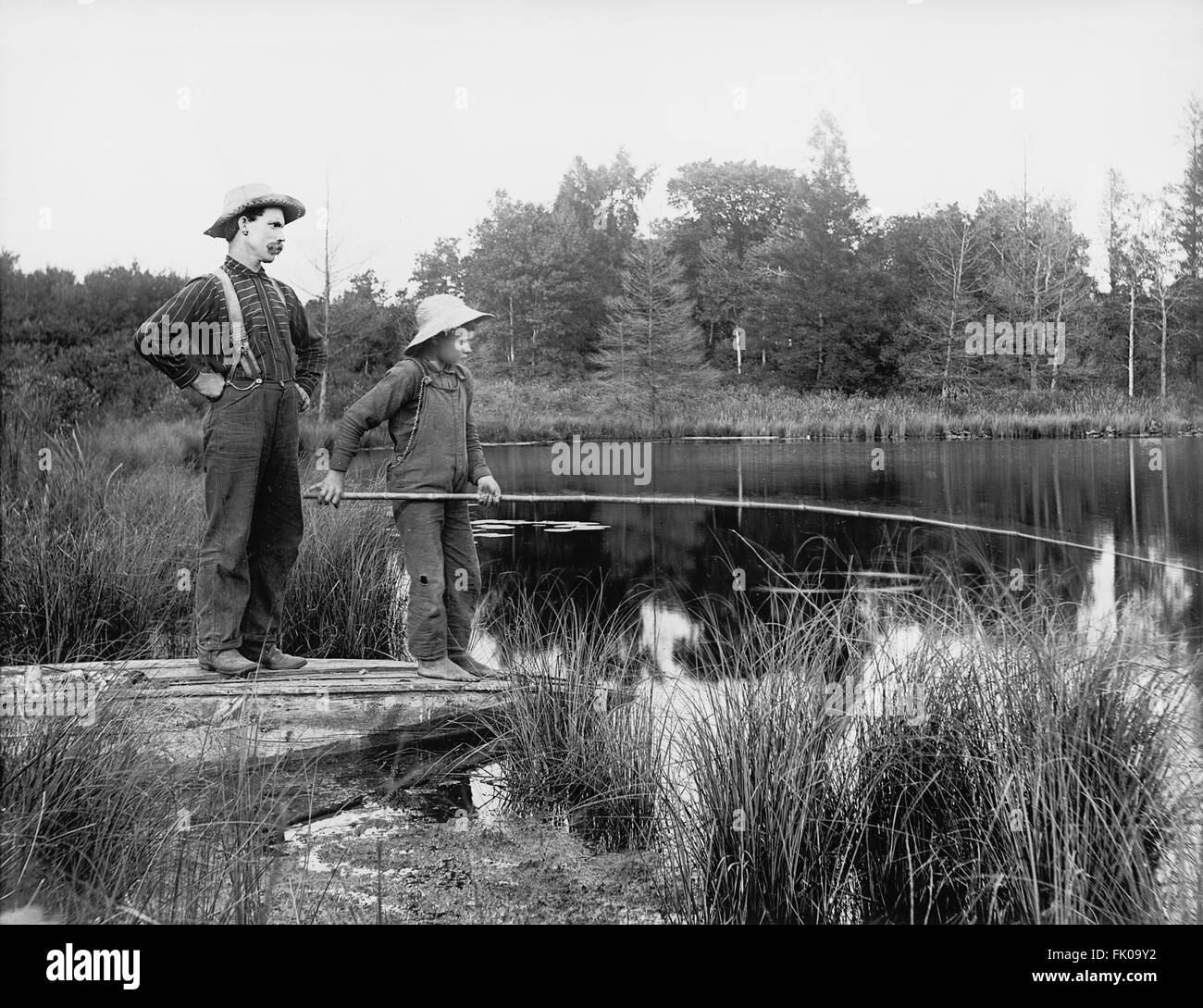 Fishing water Black and White Stock Photos & Images - Alamy