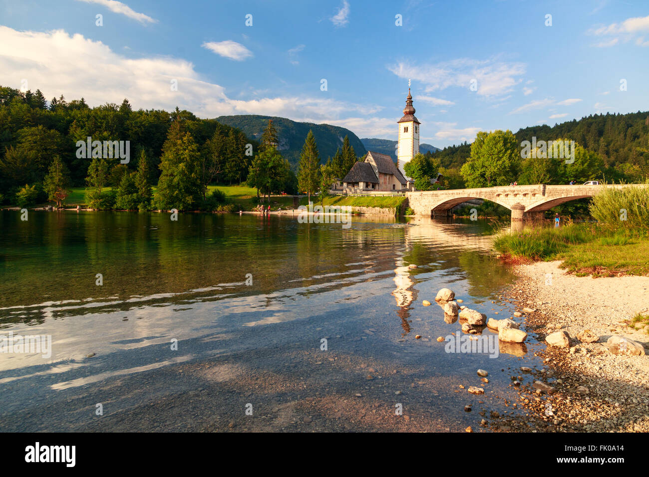 Church of St John the Baptist, Bohinj Lake, Slovenia Stock Photo - Alamy