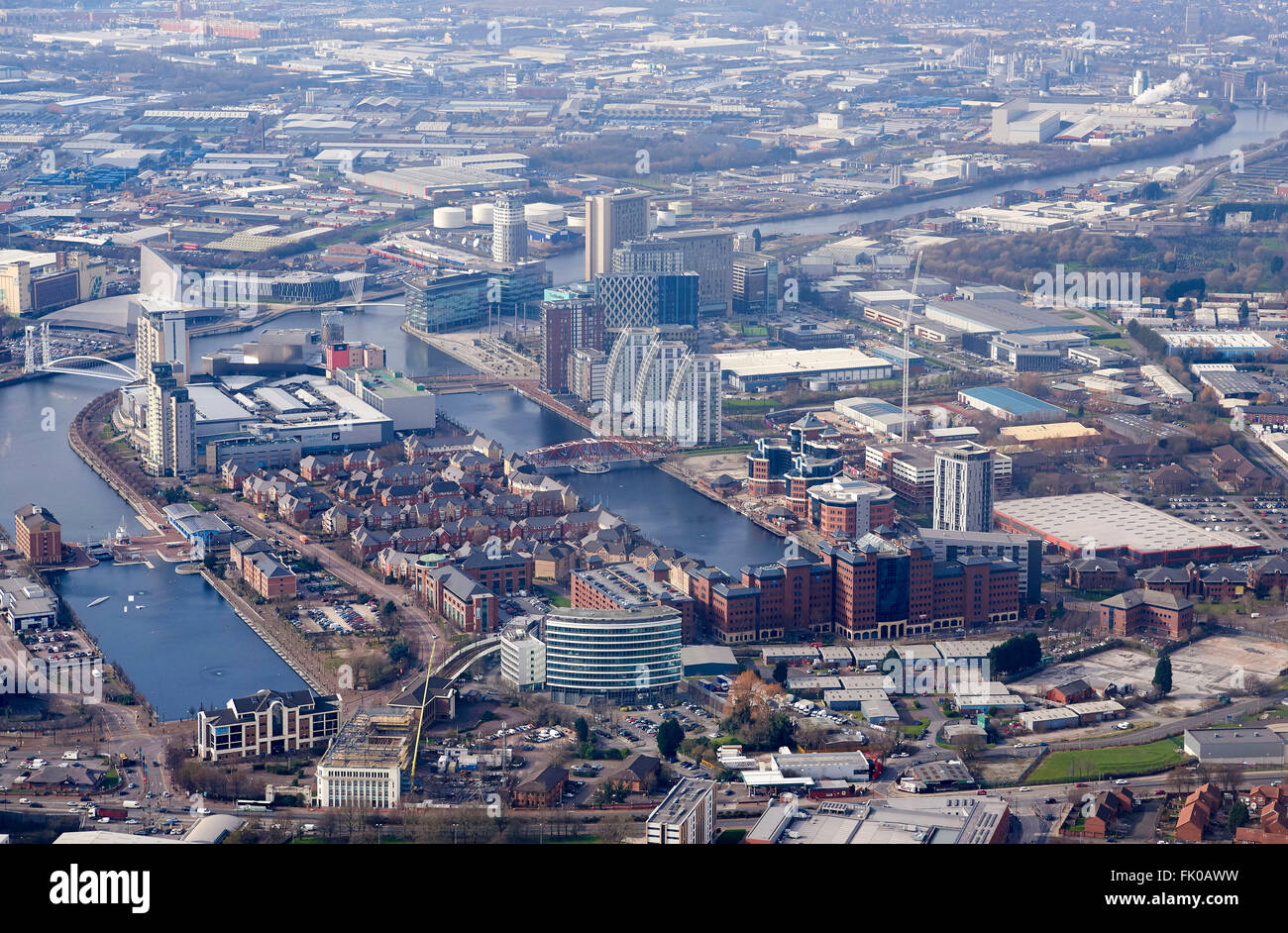 Salford Quays, Manchester, NW England, UK Stock Photo Alamy