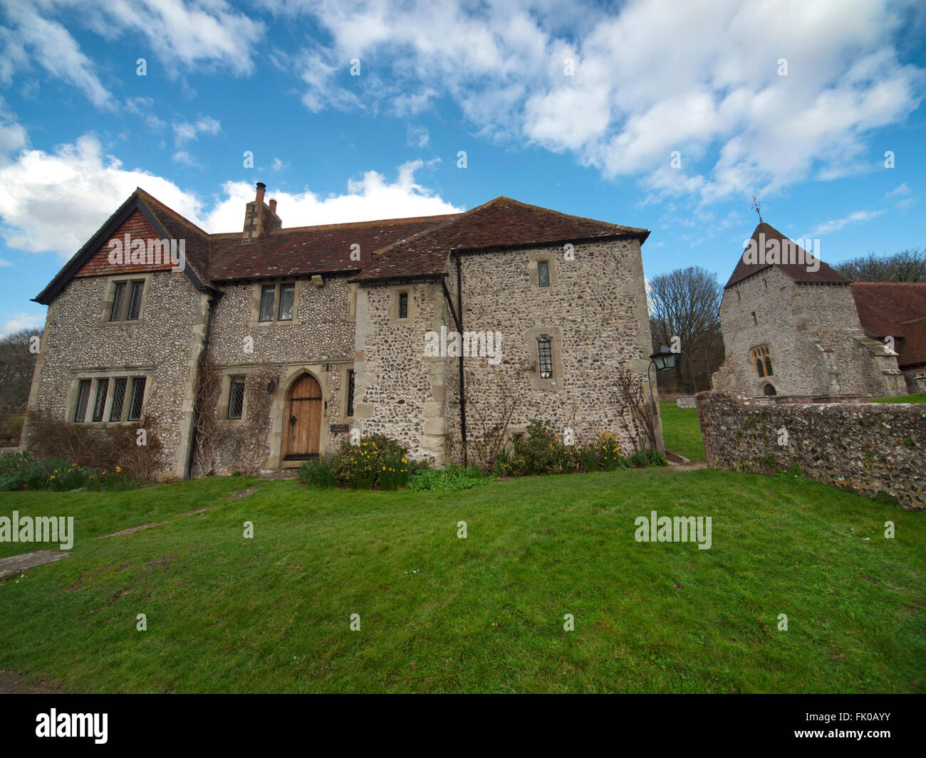 A house in the small East Sussex village of West Dean Stock Photo Alamy