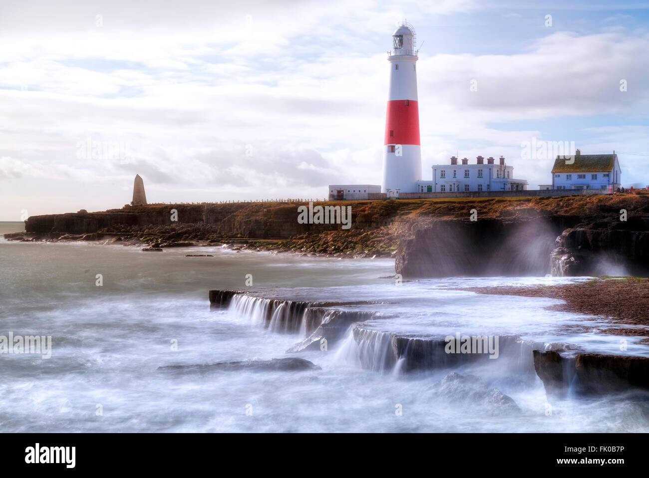 Portland Bill Lighthouse, Isle of Portland, Dorset, England, UK Stock Photo