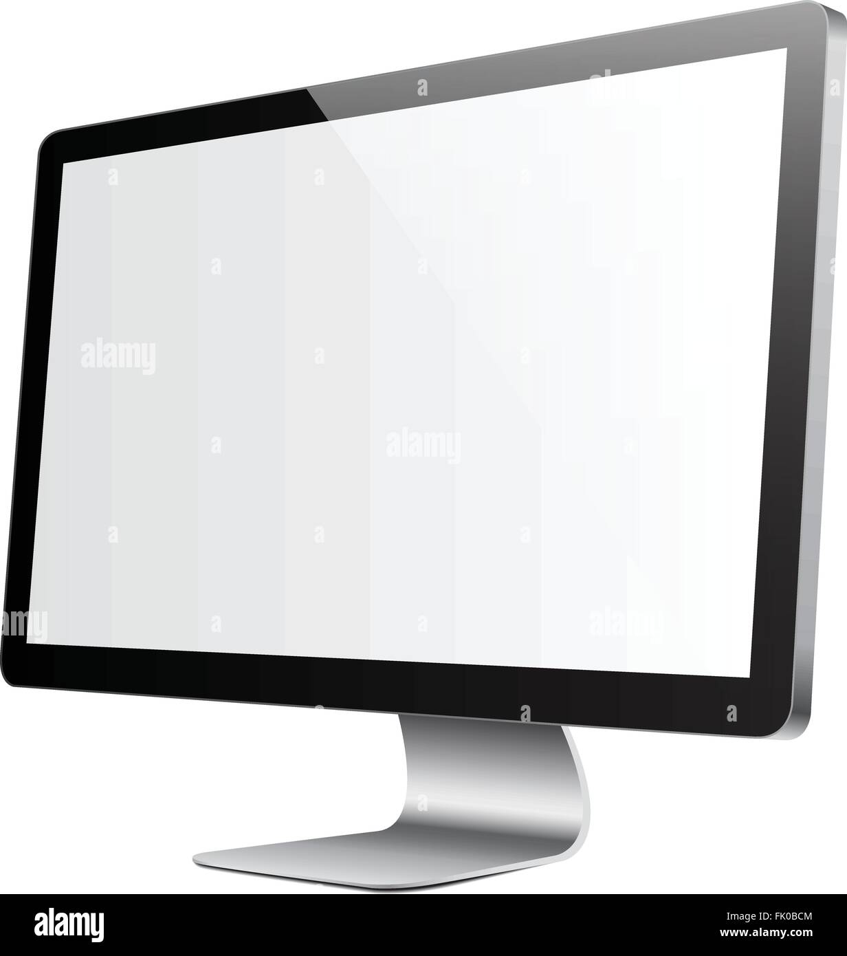 Computer screen vector Stock Vector Image & Art - Alamy