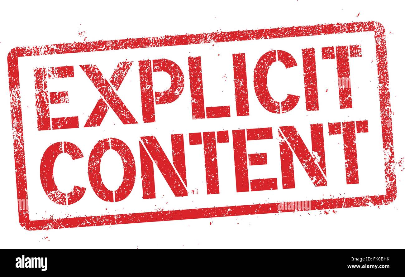 Explicit content Stock Vector