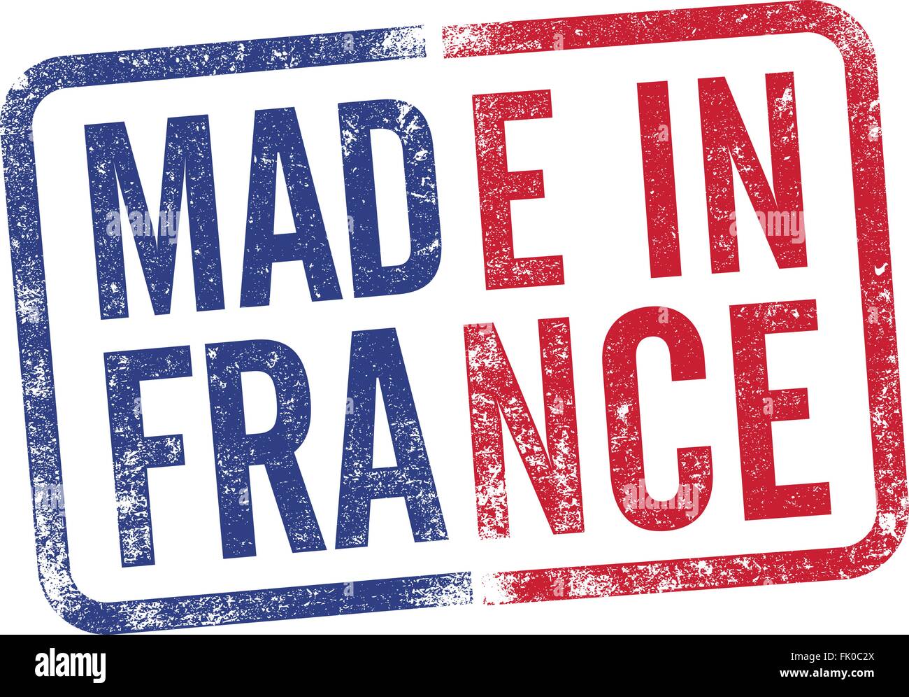 Made in France inkpad Stock Vector