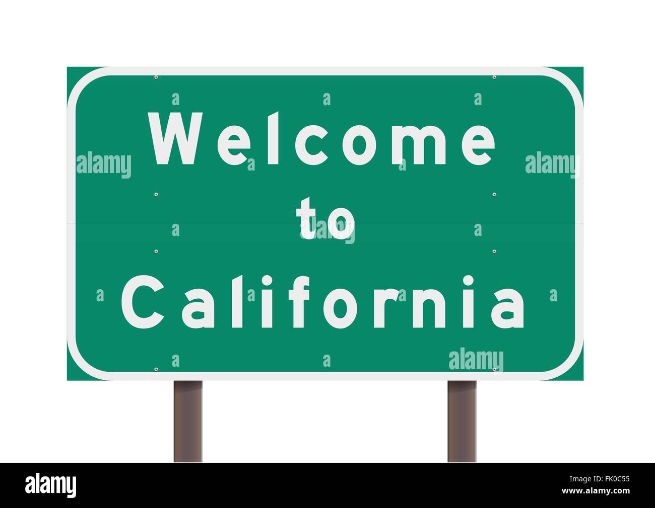 Welcome to California Stock Vector
