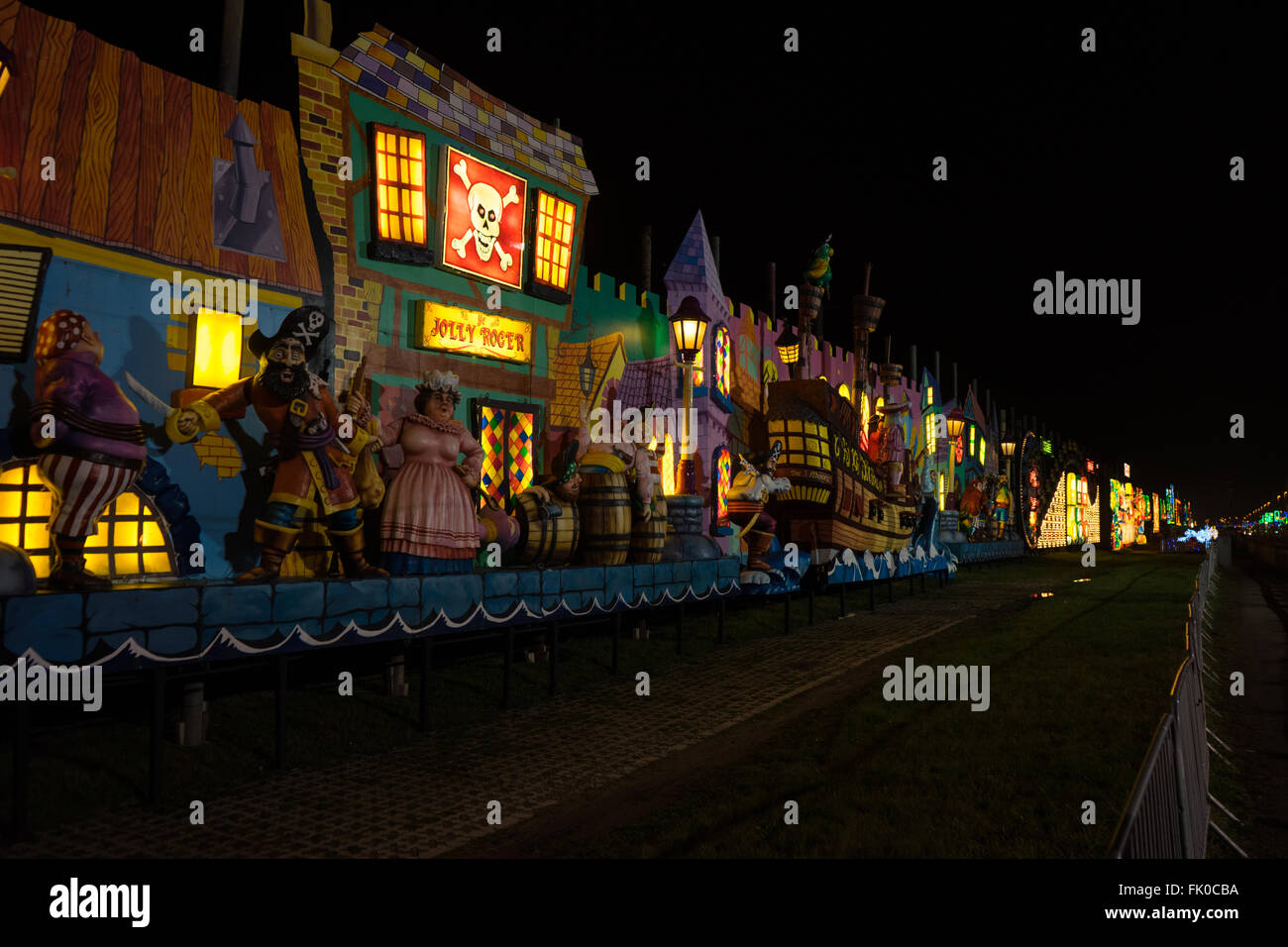 Blackpool illuminations 2015 Stock Photo