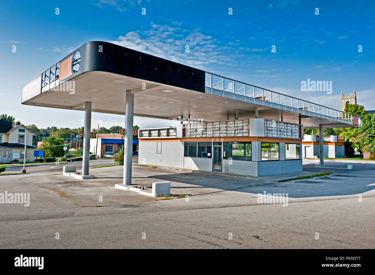 Gas Station Convenience Store Out of Business Stock Photo