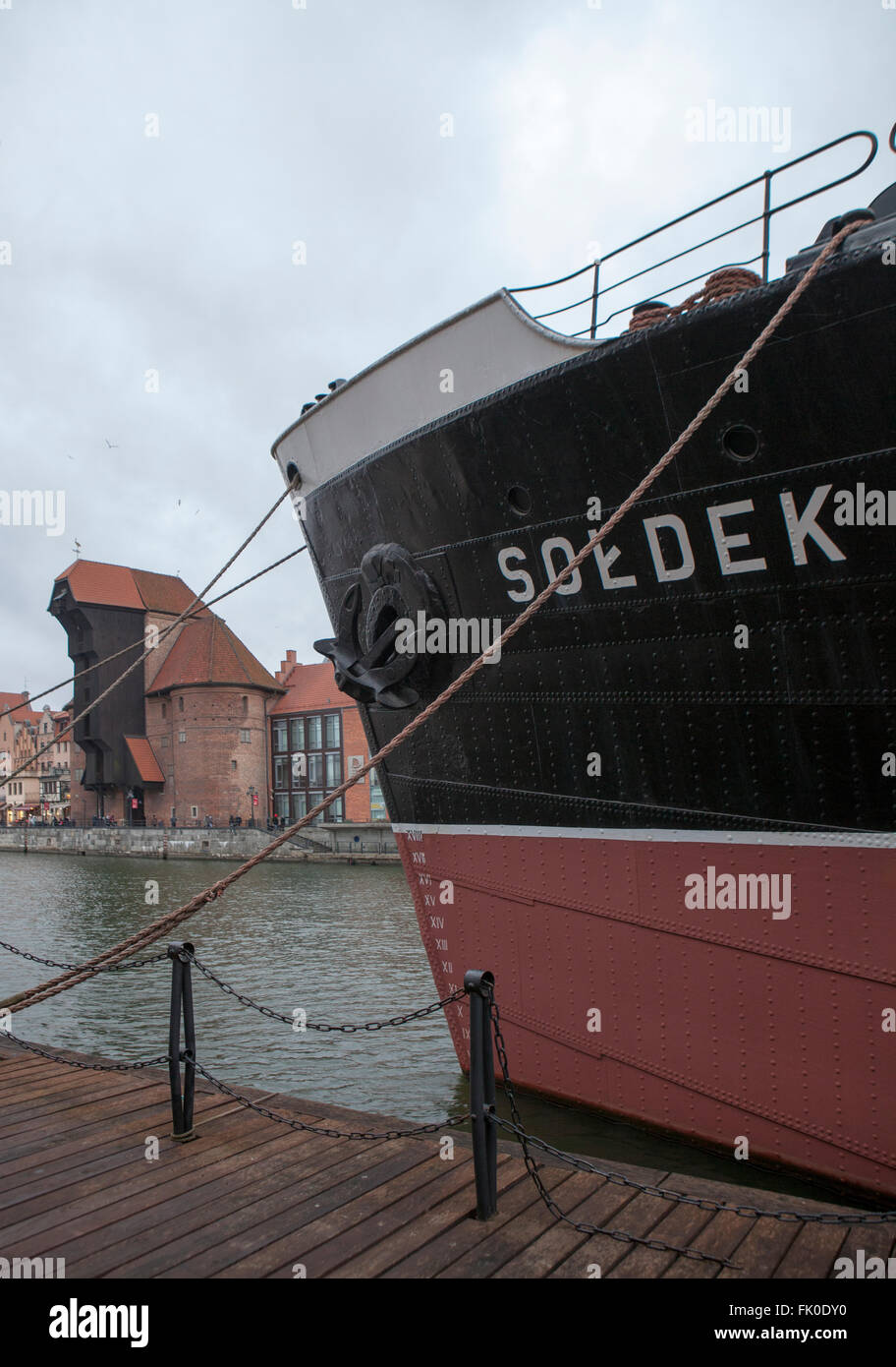 Soldek, Gdansk Poland Stock Photo