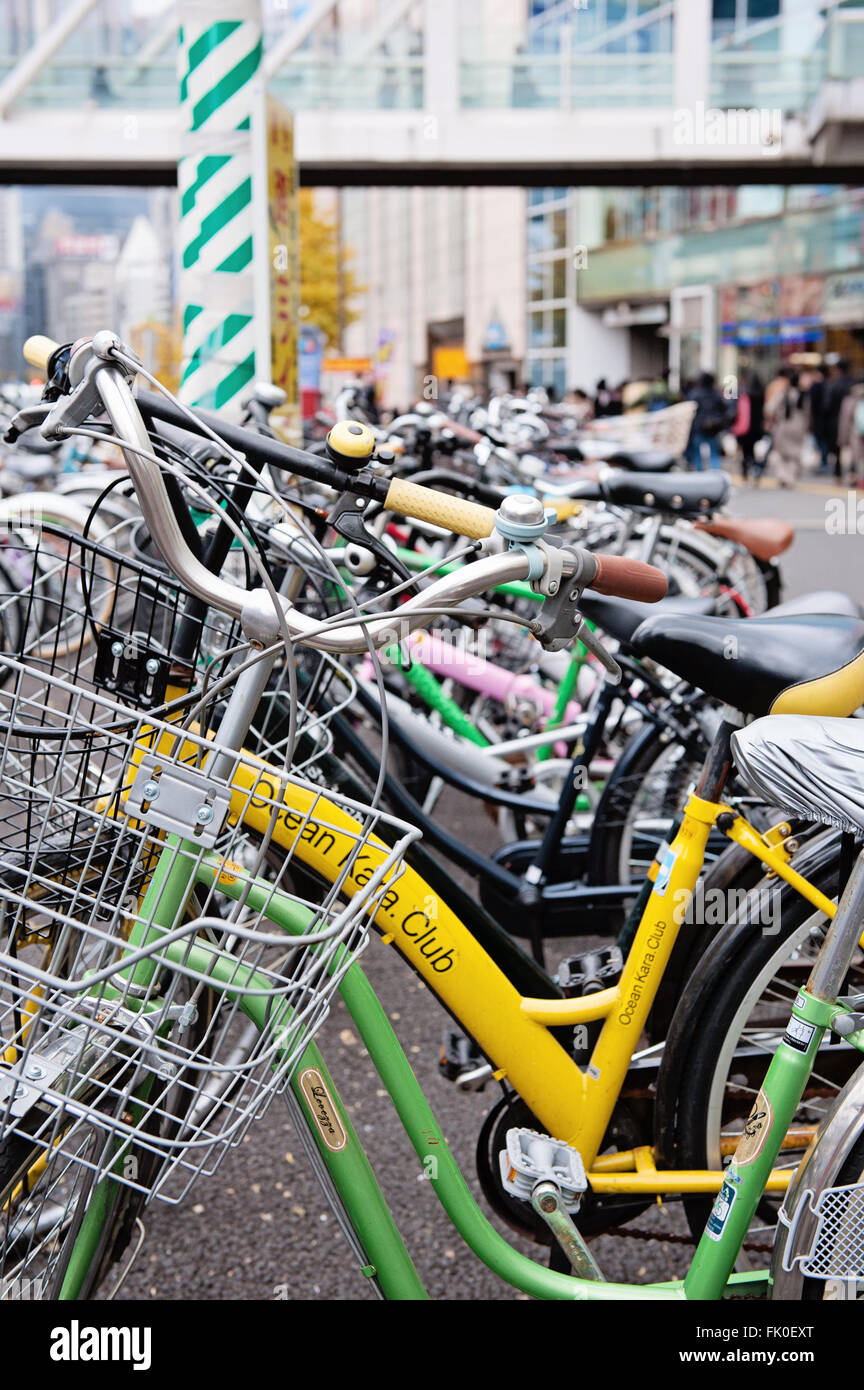 Bikes in Tokyo, Japan Stock Photo Alamy