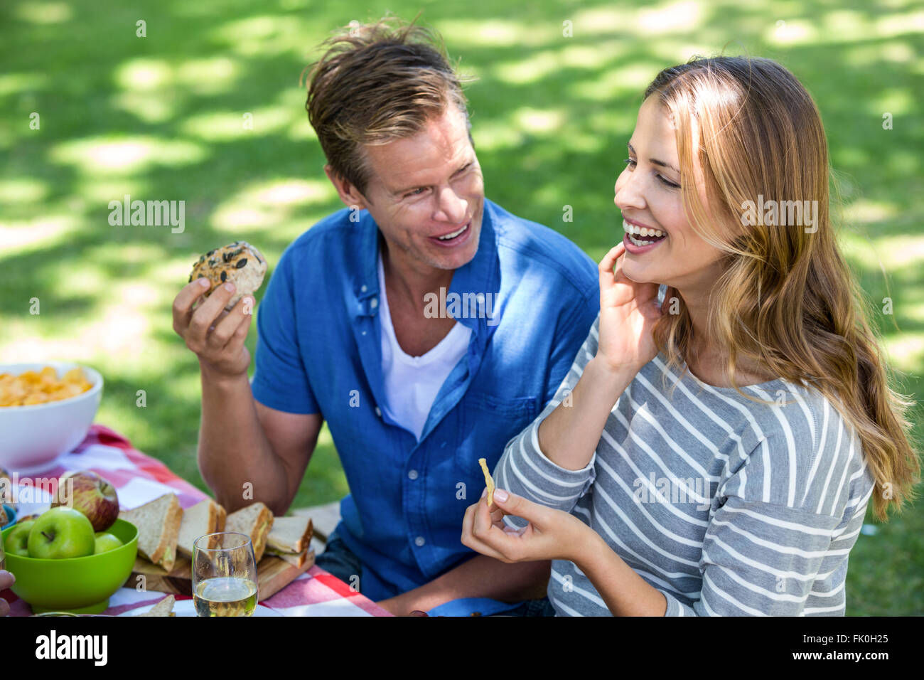 Woman eating sandwich picnic hires stock photography and images Alamy