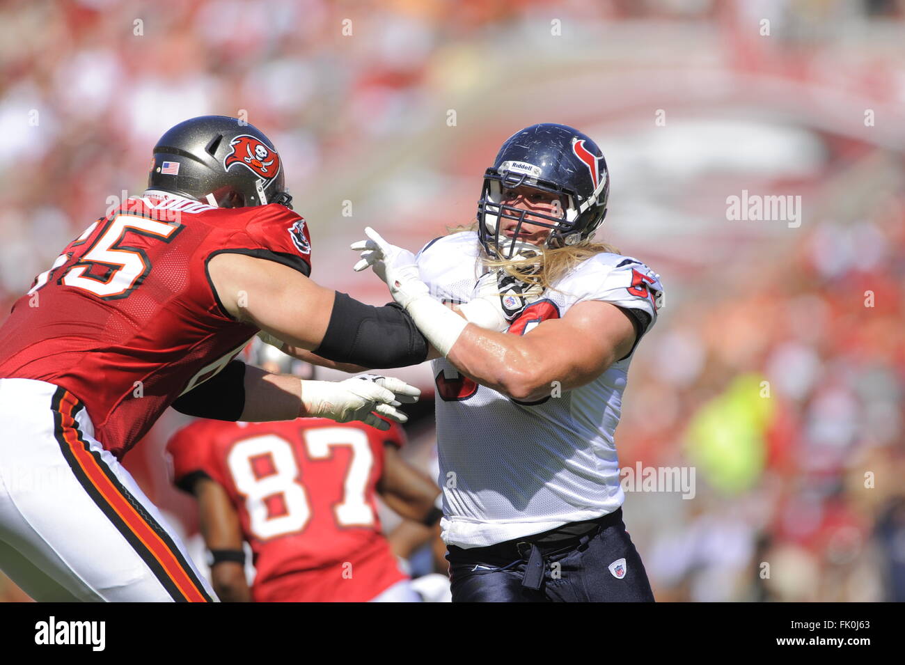 Tampa, Fla, USA. 13th Nov, 2011. Houston Texans outside linebacker ...