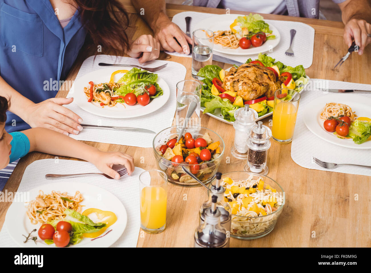 View family dining table hi-res stock photography and images - Alamy