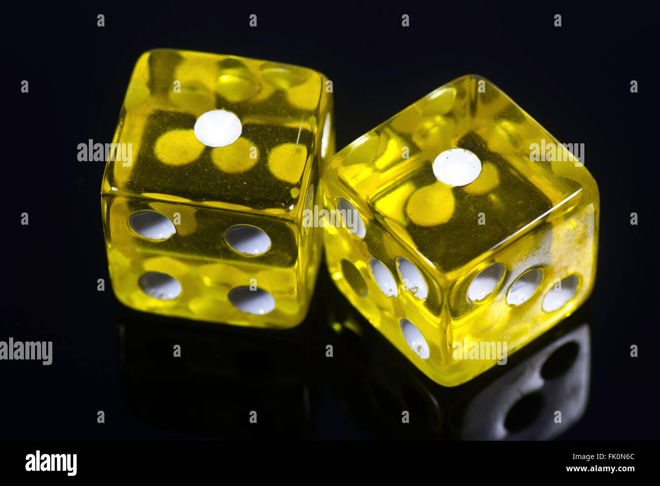 Yellow dice hires stock photography and images Alamy