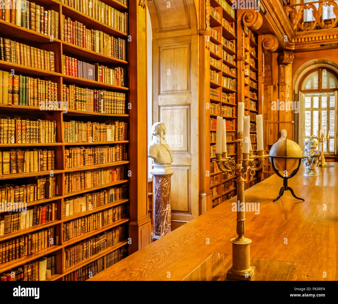 An old library Stock Photo