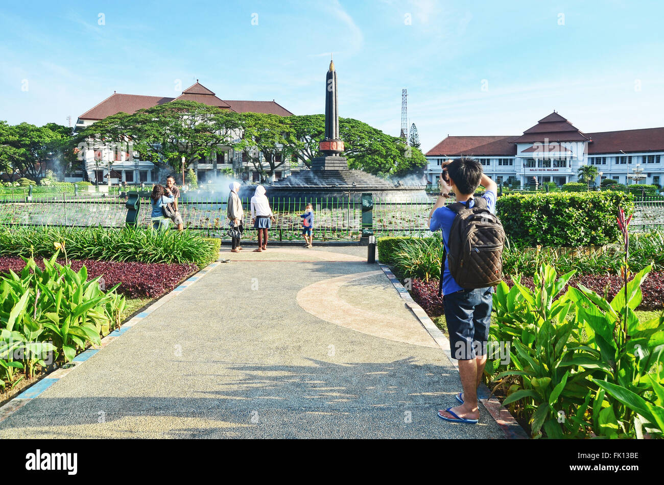 Tugu Malang Square Stock Photo