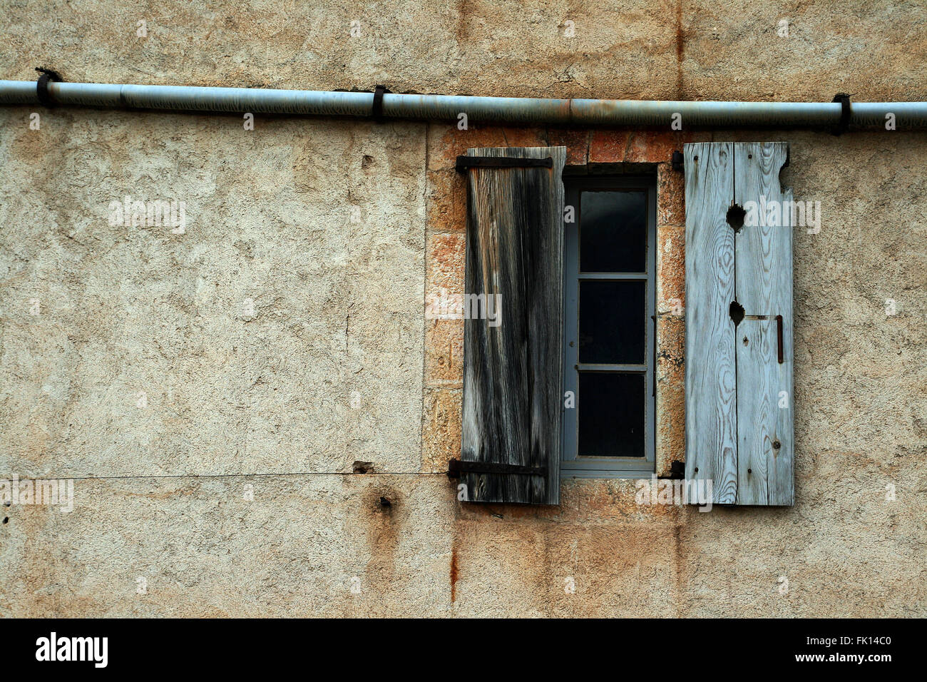 Old window with shutters Stock Photo - Alamy