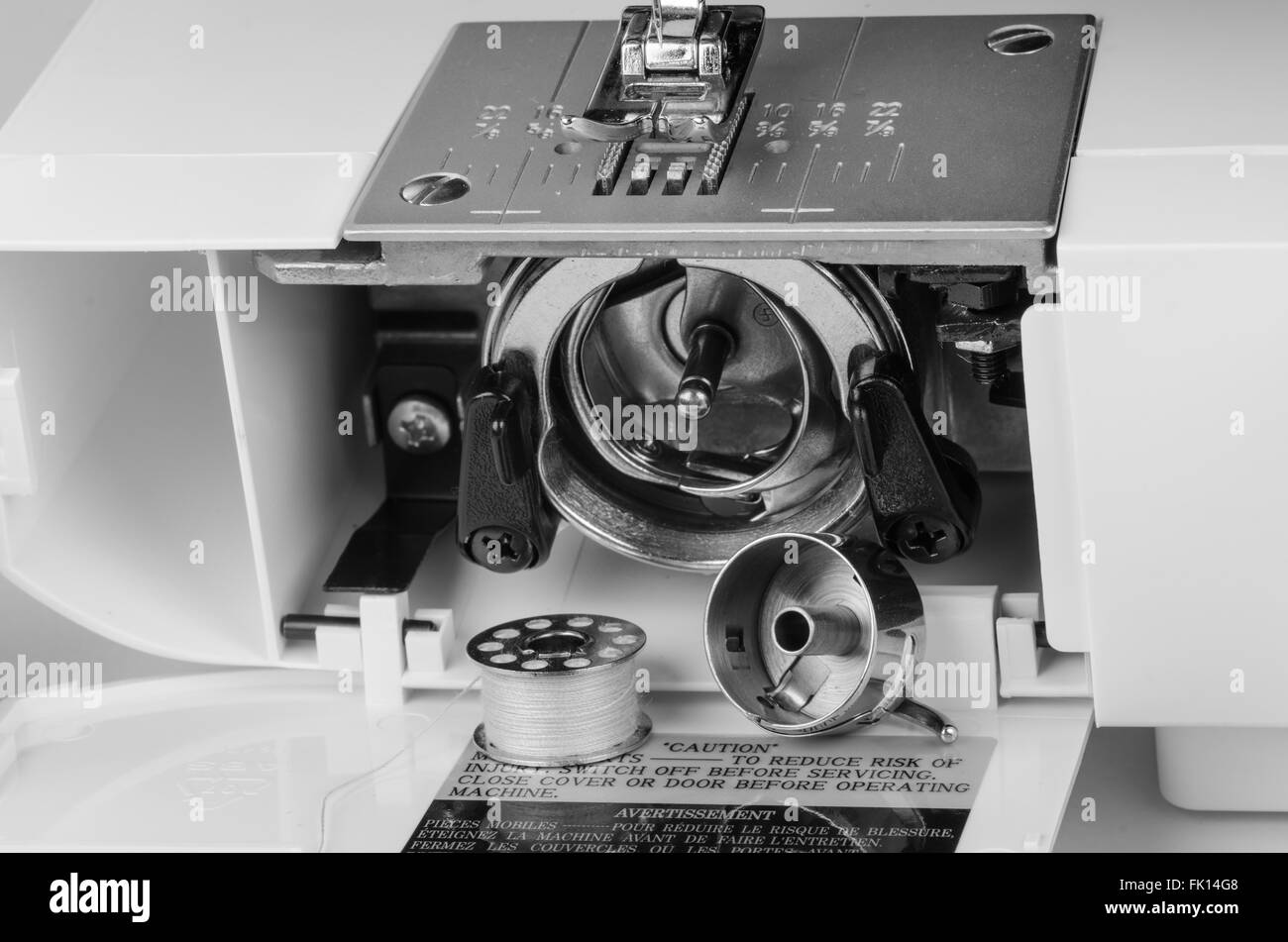 Closeup take of a sewing machine Stock Photo Alamy