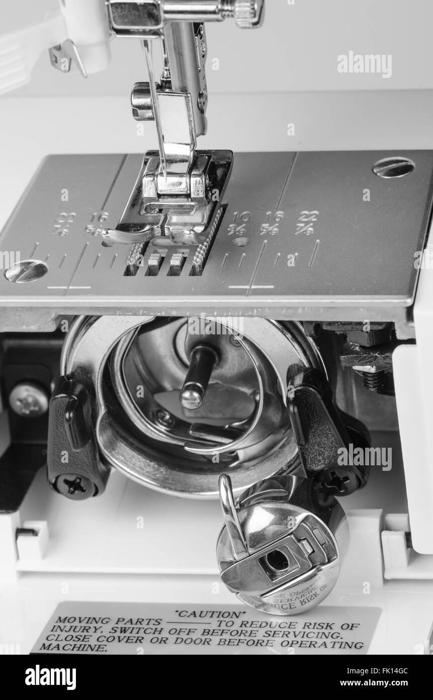 Closeup take of a sewing machine Stock Photo Alamy