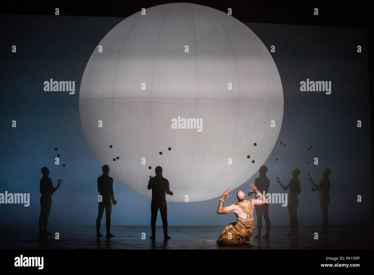 London, UK. 2 March 2016. Pictured Zachary James as Scribe with