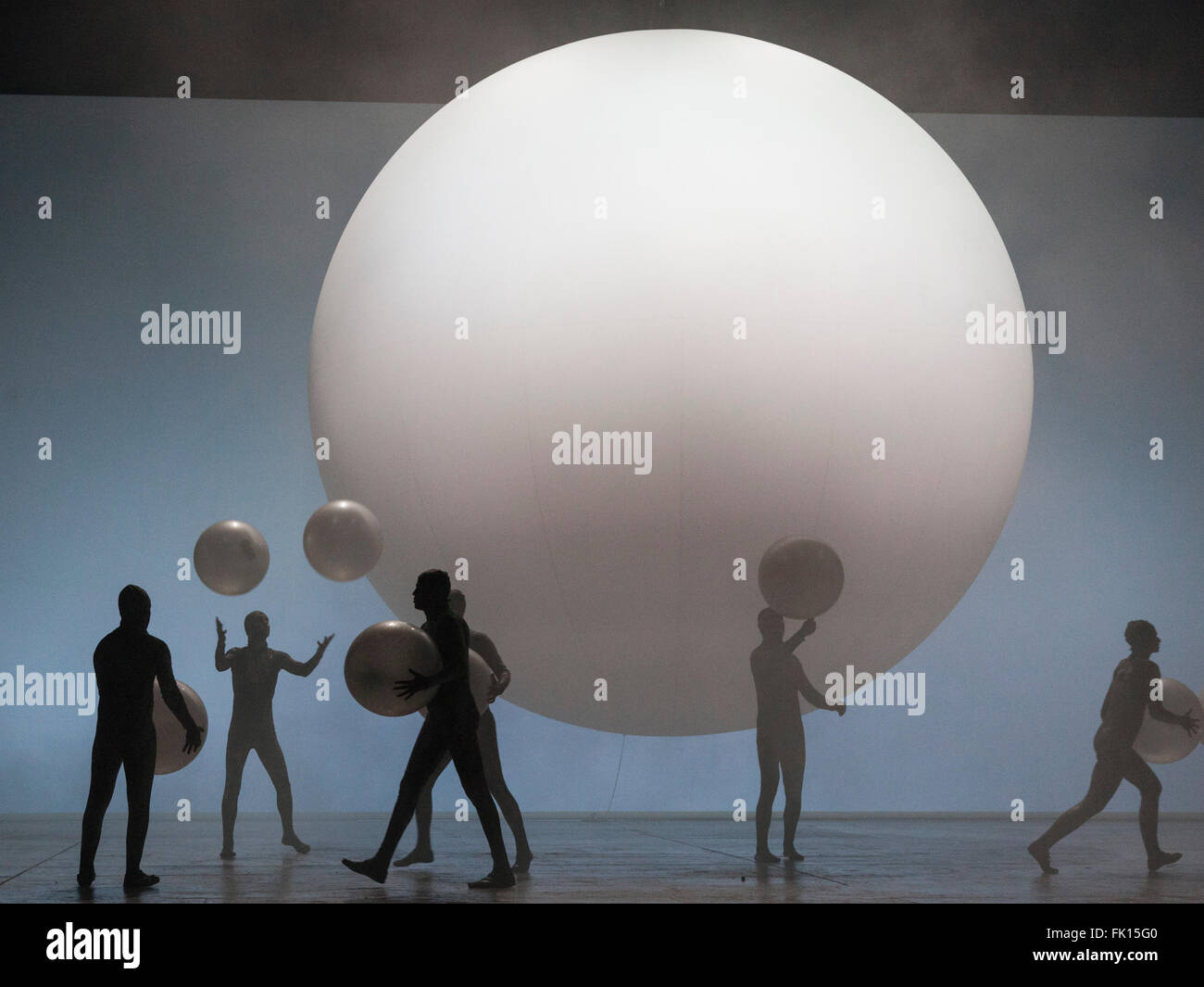 London, UK. 2 March 2016. Pictured Gandini Juggling. English National