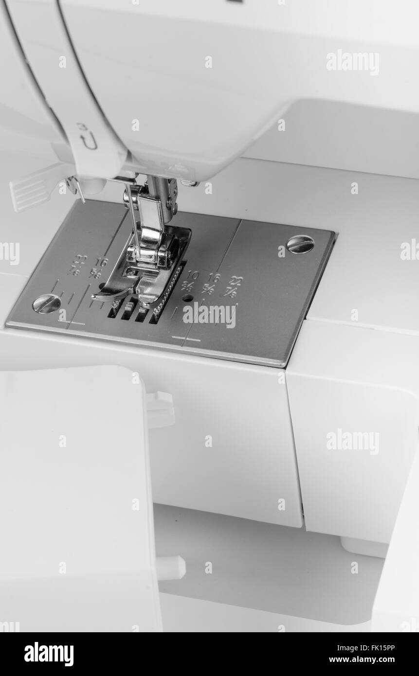Closeup take of a sewing machine Stock Photo Alamy