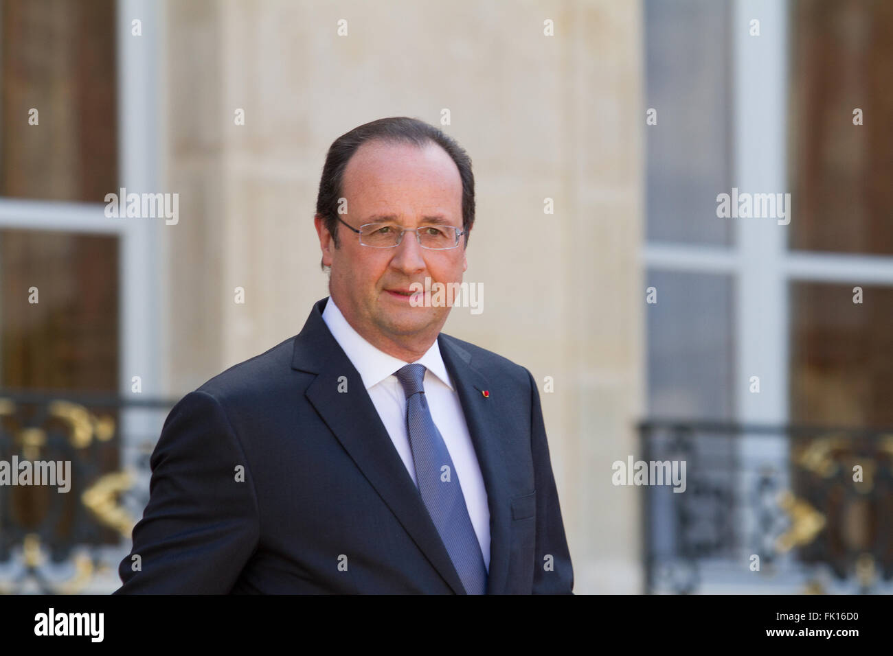 François Hollande French President Stock Photo - Alamy