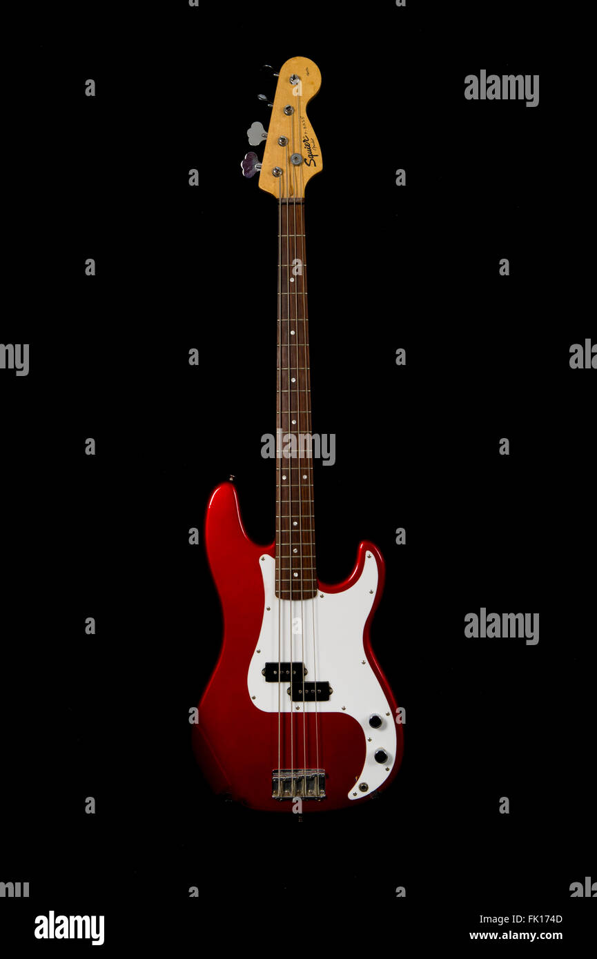 an electric bass guitar Stock Photo Alamy