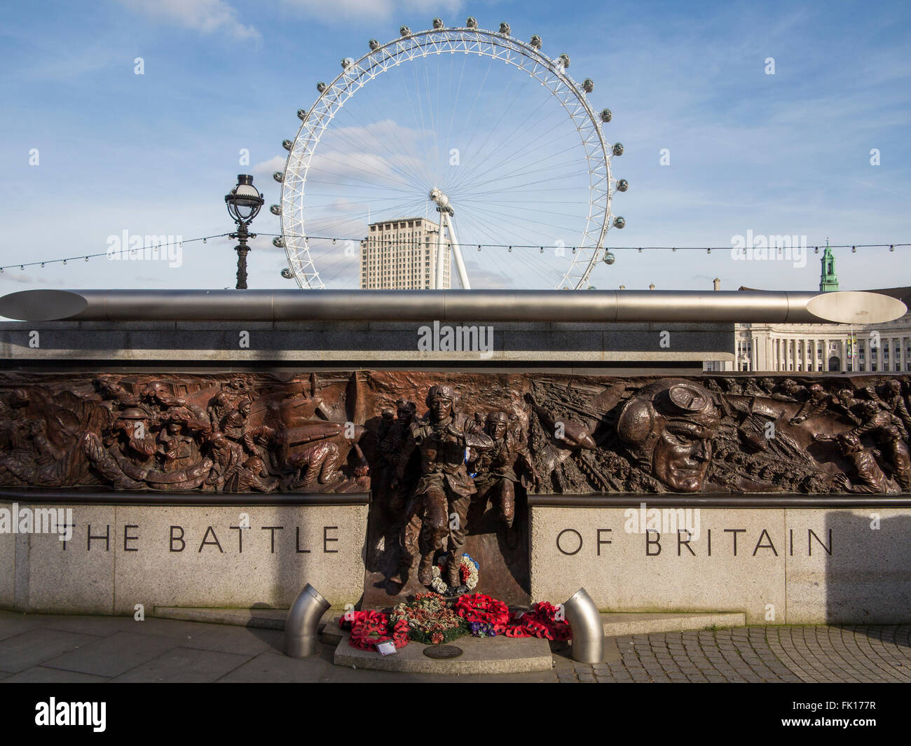 Battle of Britain Memorial, London Stock Photo