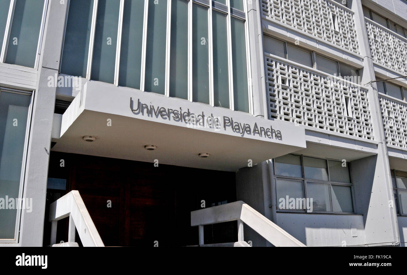 Playa Ancha university, Calle Playa Ancha, Valparaiso, Chile Stock Photo