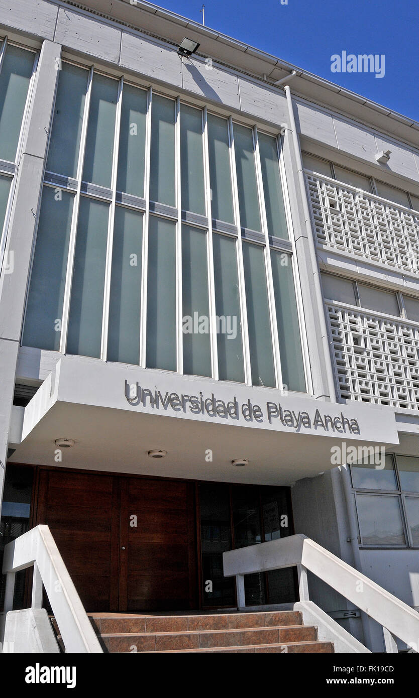 Playa Ancha university, Calle Playa Ancha, Valparaiso, Chile Stock Photo