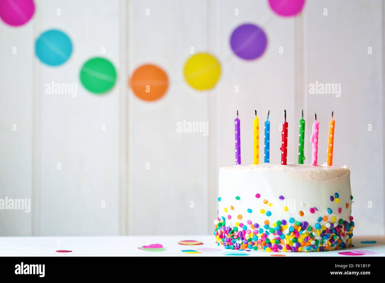 Birthday cake blown out candles hires stock photography and images Alamy