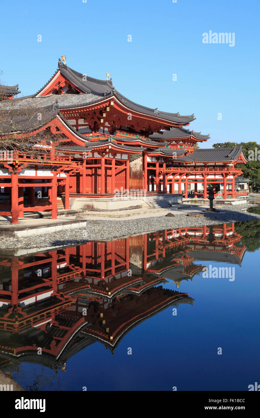Japan, Uji, Byodo-in temple, Phoenix Hall, Stock Photo