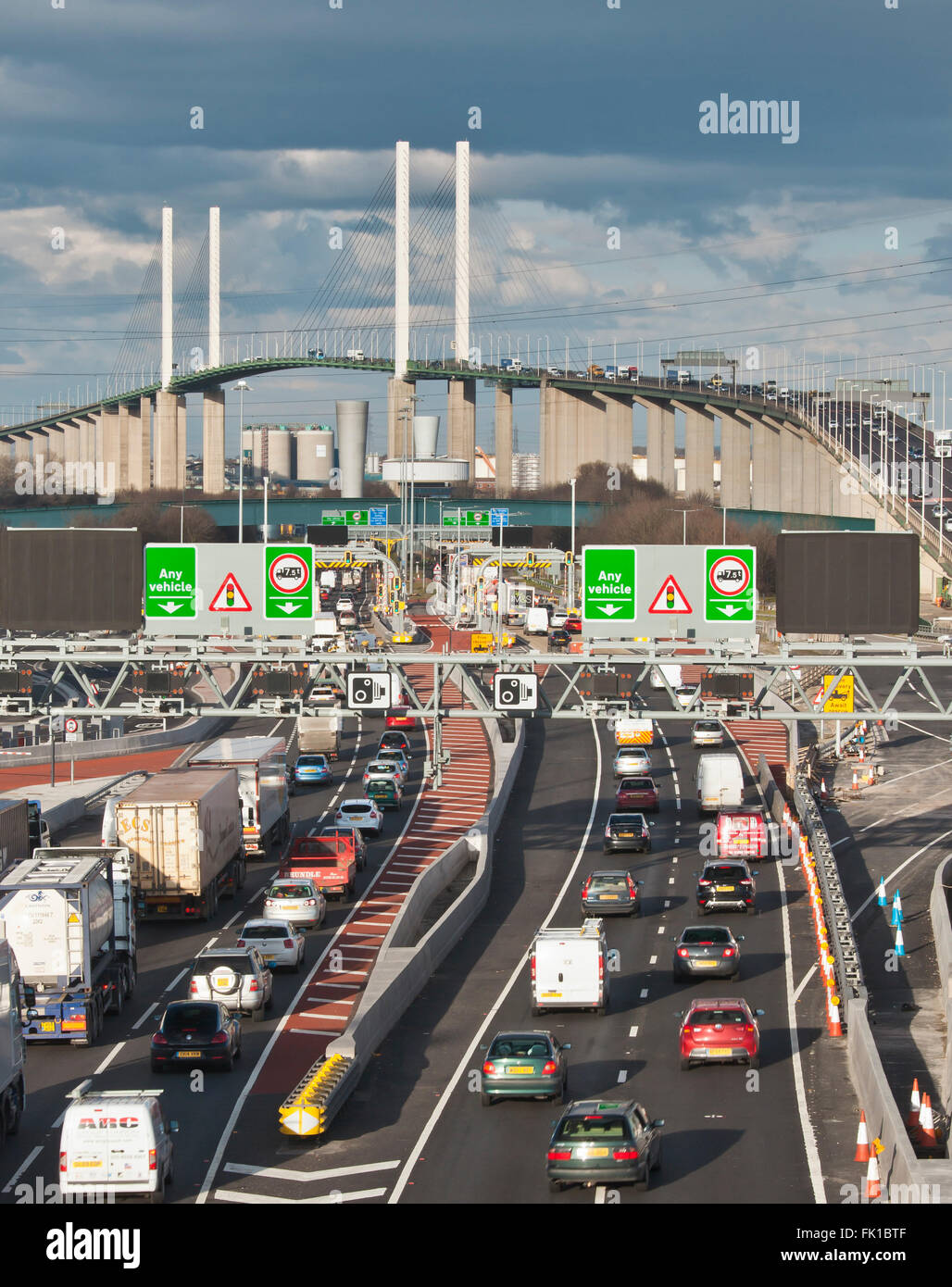 The Dartford crossing. Stock Photo