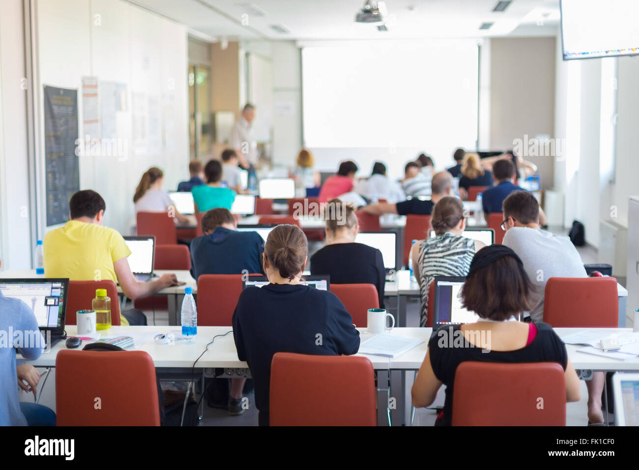 Informatics workshop at university Stock Photo - Alamy