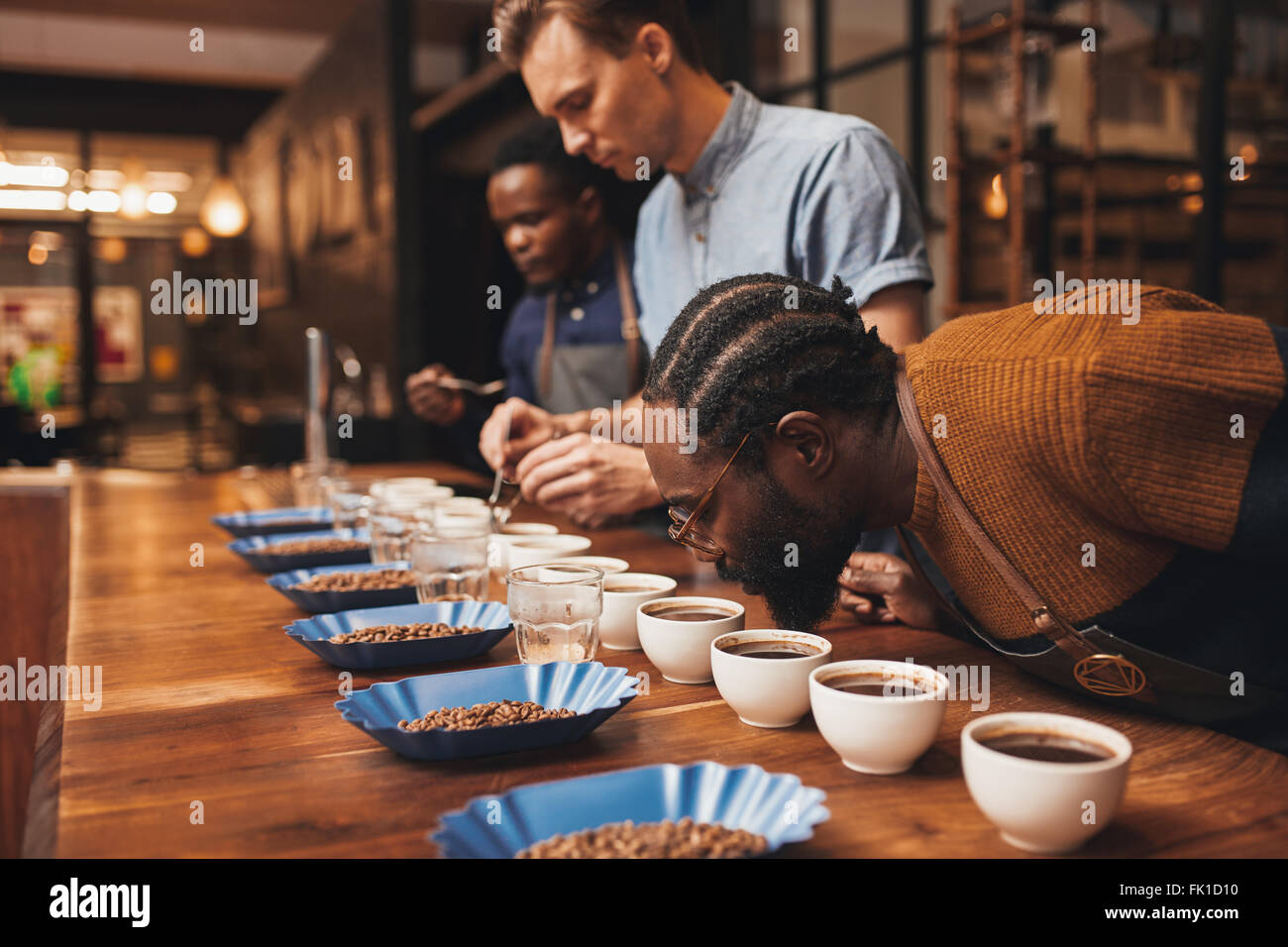 Barista baristas man men male hi-res stock photography and images - Alamy