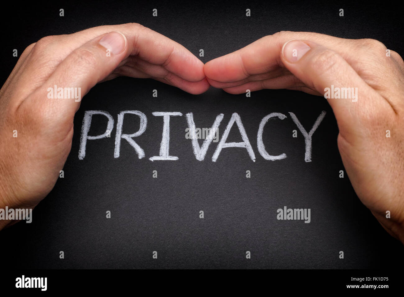 Privacy. Security of personal data. Internet concept. Data Protection. Stock Photo