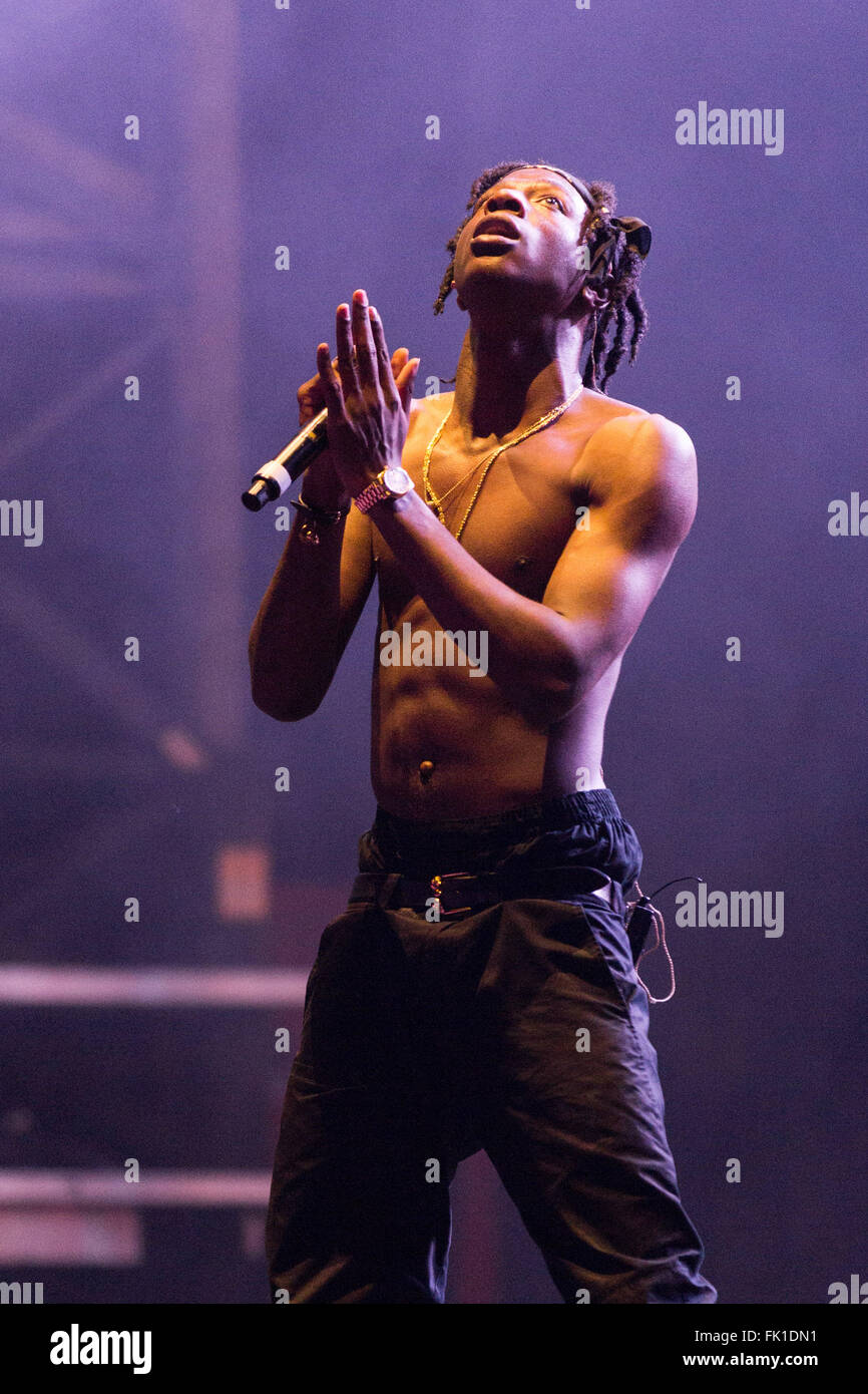 Okeechobee, Florida, USA. 4th Mar, 2016. Rapper JOEY BADASS (aka JO ...