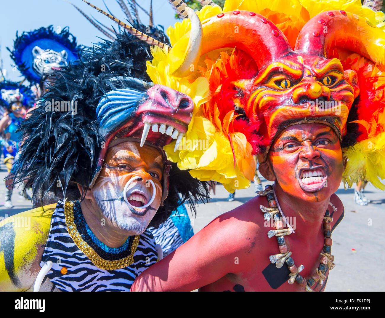 Participants in the Barranquilla Carnival in Barranquilla , Colombia Stock Photo Alamy